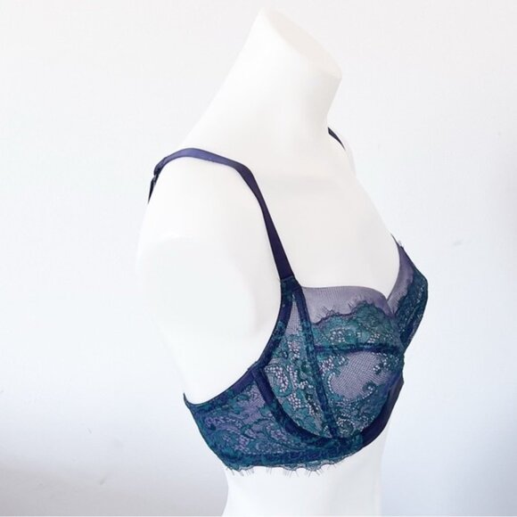 Wacoal 855323 Center Stage Underwire Bra 32DD Full Coverage Lace - Picture 4 of 12